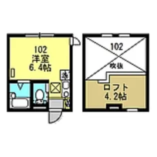 ベルテラス横浜鶴見【1階】の間取り