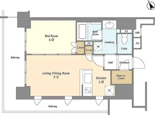 JPnoie三田【7階】の間取り