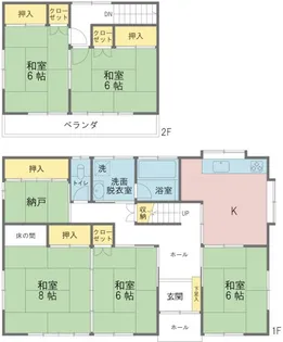 埼玉県戸田市大字新曽【一戸建】の間取り