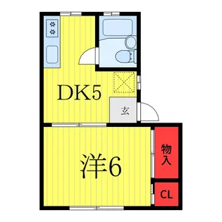 東京都練馬区桜台3【アパート】の間取り