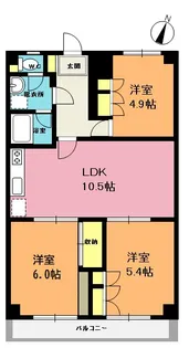 ガーデンヒルズベルーナ【3階】の間取り