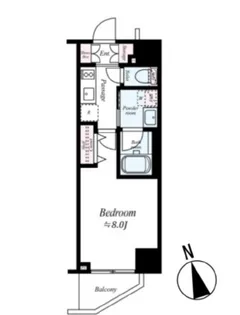 ジーベック両国【5階】の間取り