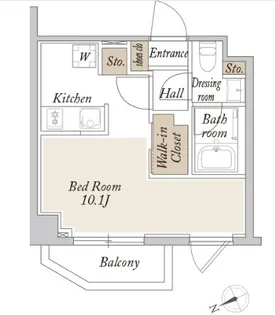 ORSUS新江古田【4階】の間取り