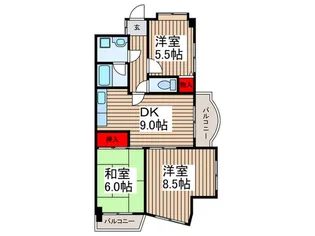 ベルフォーレ【2階】の間取り