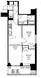 フレンシア浅草橋【3階】の間取り