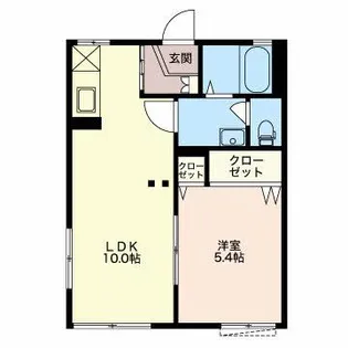 フレグランス永塚【1階】の間取り