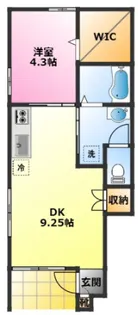 クオート・ヴィアーレ【1階】の間取り