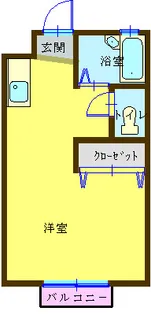 メルヴェル豊町【2階】の間取り