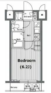 ガラ・グランディ日本橋【5階】の間取り