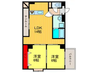 ラム-ル守口の間取り