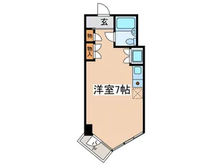 三越東中野マンション【6階】の間取り
