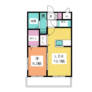 スワンスタイルII【4階】の間取り