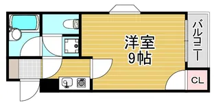 コスモレジデンス住之江【6階】の間取り