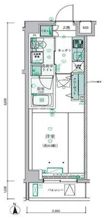 リヴシティ西早稲田【1階】の間取り