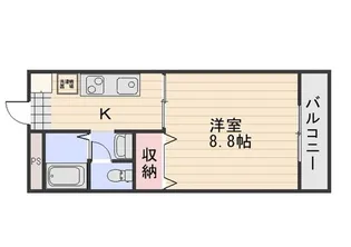 ディアスUII【2階】の間取り