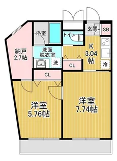 RICHESSE KARASUYAMA リシェスカラスヤマー【4階】の間取り