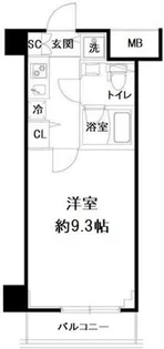 Log都庁前【2階】の間取り
