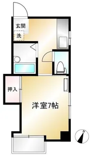 武蔵第一ビル【3階】の間取り