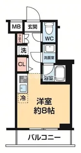 ARCOBALENO KAWASAKI WEST【2階】の間取り