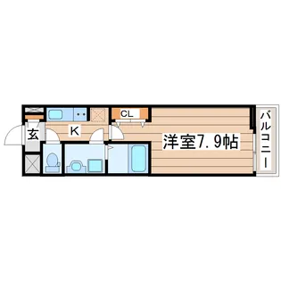 プラシード【2階】の間取り