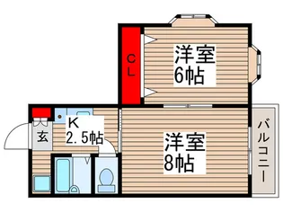 エクセルコート【2階】の間取り