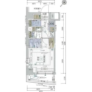 エステムプラザ品川西小山【2階】の間取り