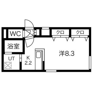 トラストコート北9条【1階】の間取り