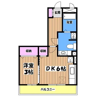 ロイヤルコートKay B【1階】の間取り