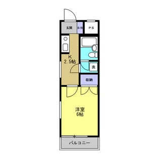 リバーサイド日吉【2階】の間取り