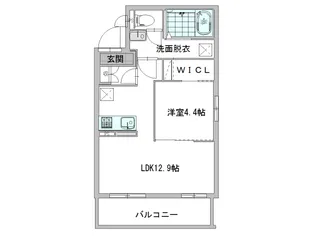 グランデル埋橋【3階】の間取り