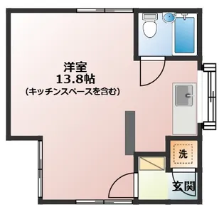 コーポネモト追浜【2階】の間取り