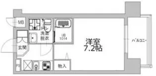 TOYOTOMi STAY Premium 難波桜川【2階】の間取り