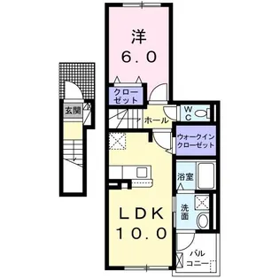 アウローラ【2階】の間取り