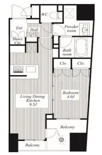 インプレストコア四谷坂町【5階】の間取り