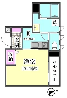 エクラージュ タケウチ【3階】の間取り