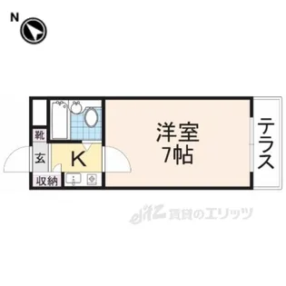ラ・ベルメイゾン【1階】の間取り