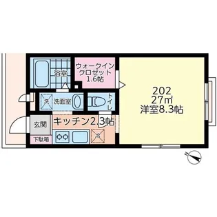 プラス・ド・ソレイユ【2階】の間取り