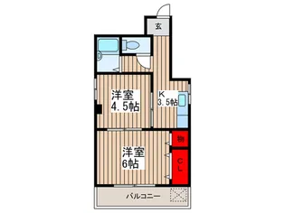サンライズ・サワダ【3階】の間取り