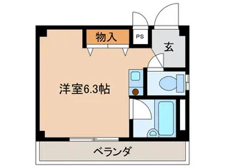 イエローパークサイド【2階】の間取り