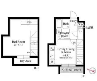 グランパセオ目黒洗足の間取り