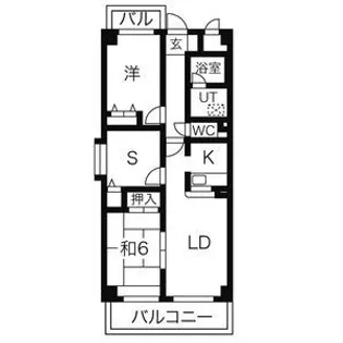 フローラ【4階】の間取り