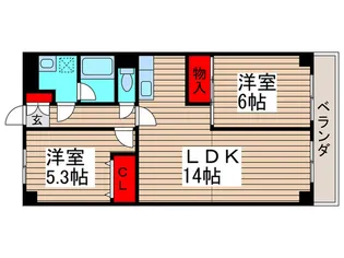 リアライズ市川原木【1階】の間取り
