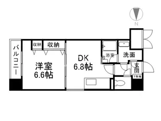 プラネシア星の子京都駅前西【1階】の間取り