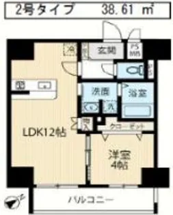 LIBTH前島I【2階】の間取り