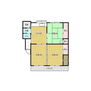 国府レジデンス【3階】の間取り