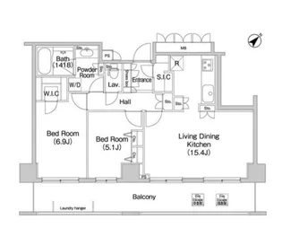 コンフォリア田町【3階】の間取り