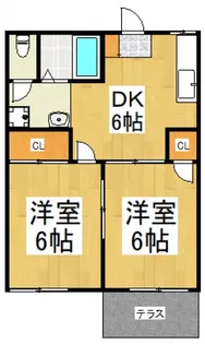 マーベラス一橋【1階】の間取り