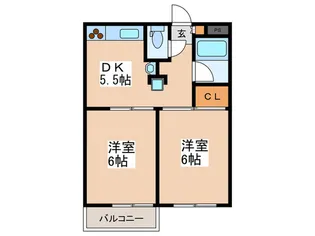 ベルヴ荻窪【1階】の間取り