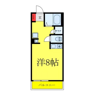 Ma Cachette【2階】の間取り