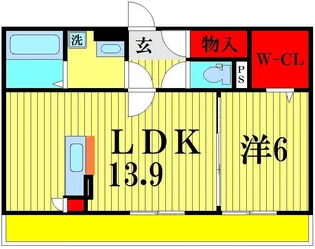 エクセルいちのや【2階】の間取り